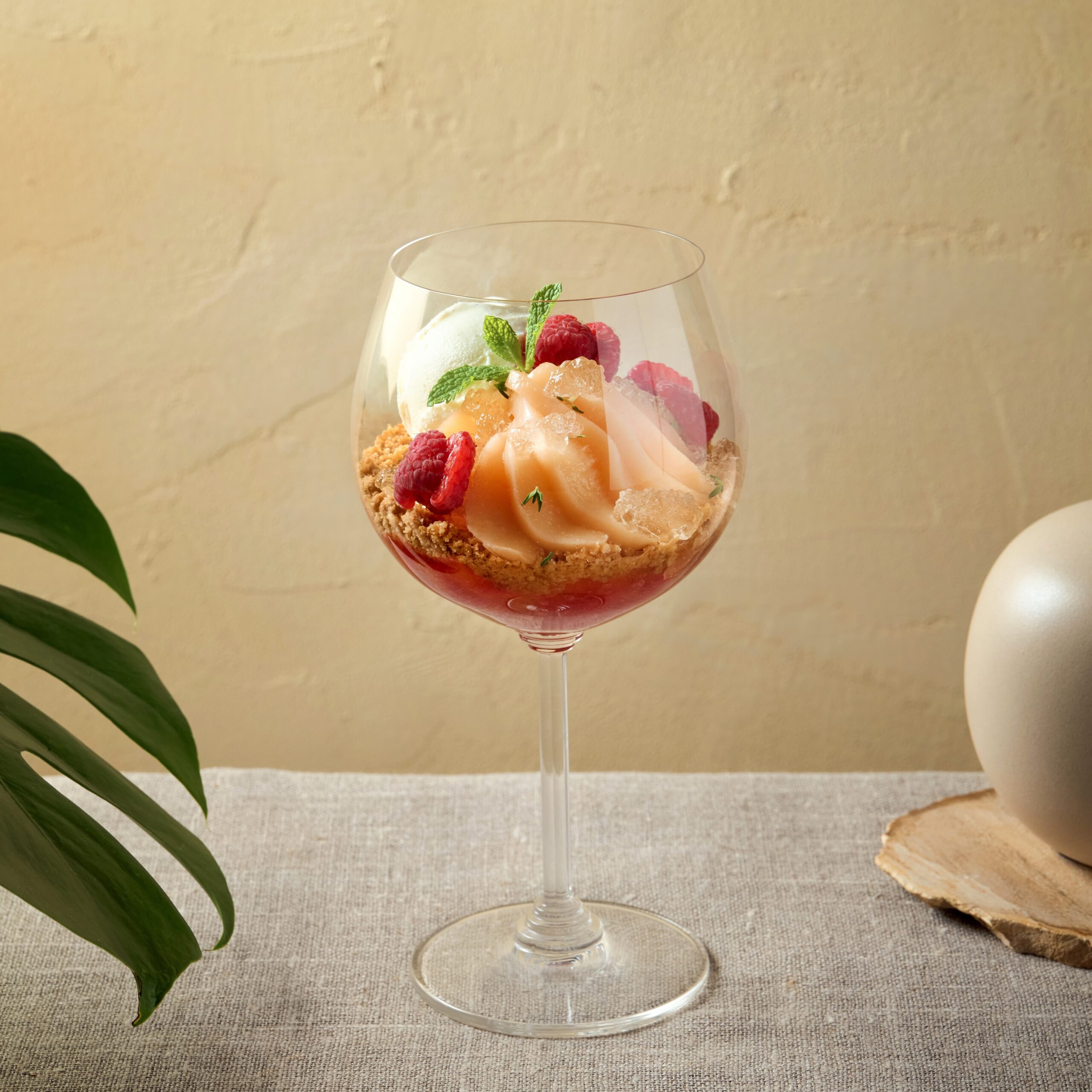 제철 복숭아와 발효 마리아주 "Fermenté -Peach Melba-(페르몬테 -피치멜바-)" 등장　